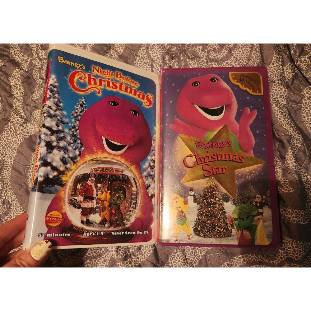 Barney's Christmas 1990s VHS Lot